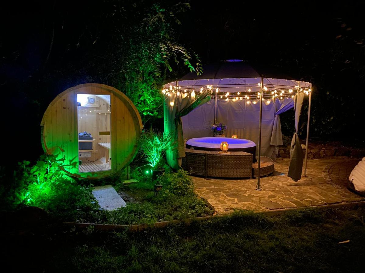 Ferienvilla Whirlpool Fasssauna Direkt Am Rhein Gotterswickerhamm Dış mekan fotoğraf
